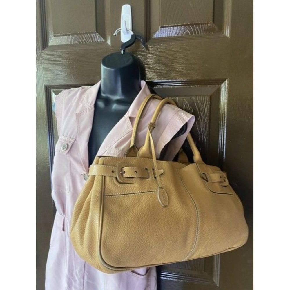 Tod S Tan Leather Shoulder Bag - Picture 7 of 8